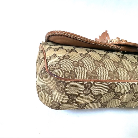 SOLD Gucci GG Monogram Chain Shoulder Bag - Picture 5 of 8